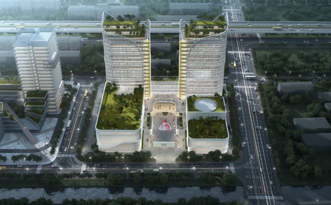 开云 开云体育平台新区这个项目用水作“空调”(图4)