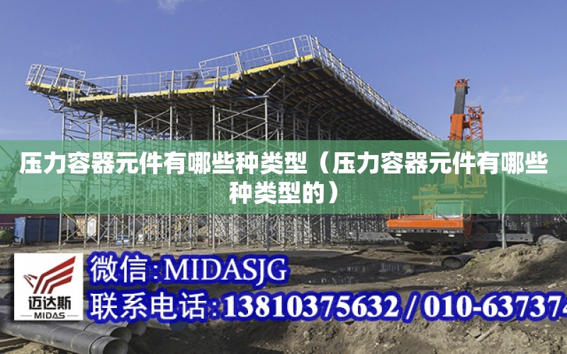 压力容器元件有哪些种类型（压力容器元Kaiyun 开云体育件有哪些种类型的）