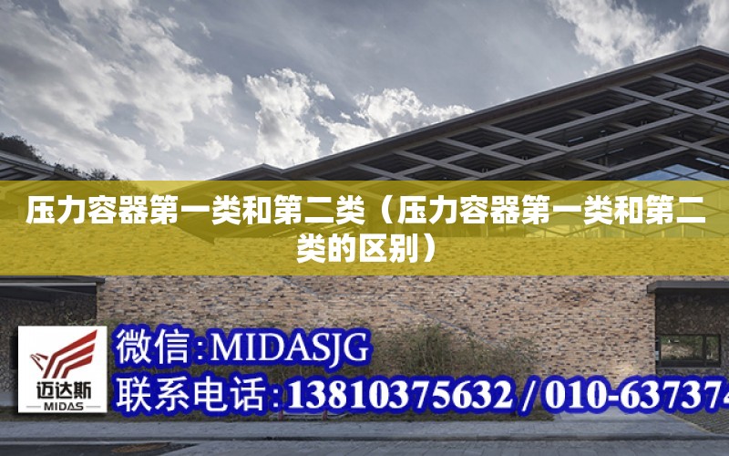 开云体育 开云平台压力容器第一类和第二类（压力容器第一类和第二类的区别）(图1)
