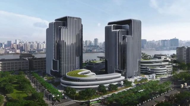 上海杨浦新地标——中国开云APP 开云官网入口节能·上海首座结构封顶(图5)