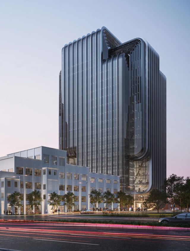 上海杨浦新地标——中国开云APP 开云官网入口节能·上海首座结构封顶(图9)