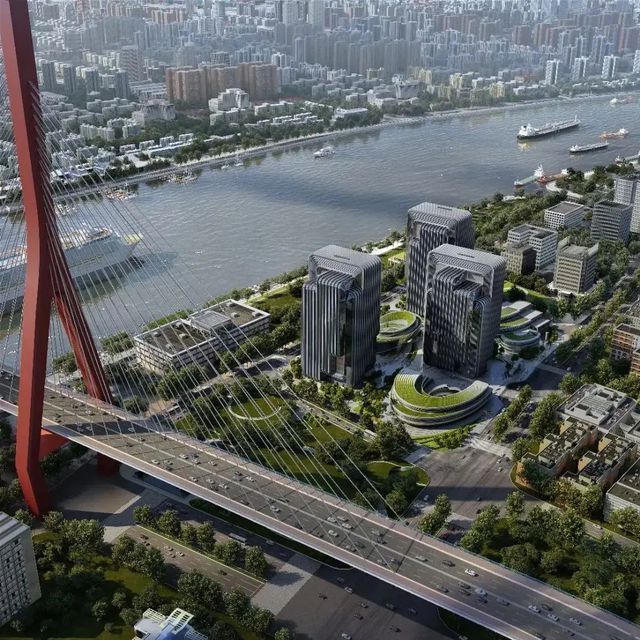 上海杨浦新地标——中国开云APP 开云官网入口节能·上海首座结构封顶(图6)