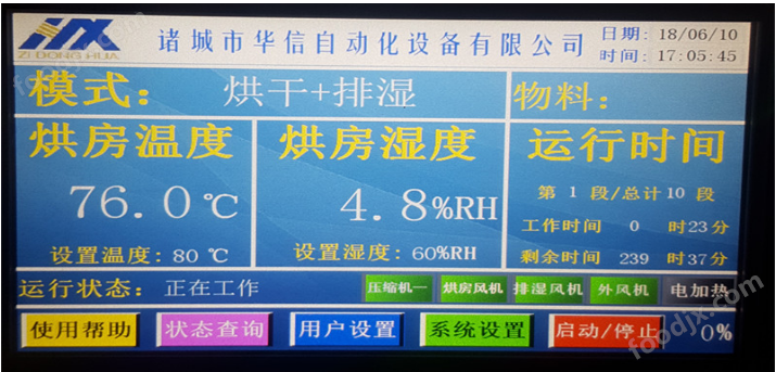 高效节开云体育 开云平台能腊味烘干机