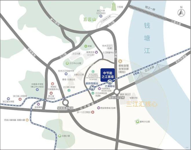 中节能·之江首座：绿Kaiyun 开云色商务美学标杆生态高地建筑地标(图16)